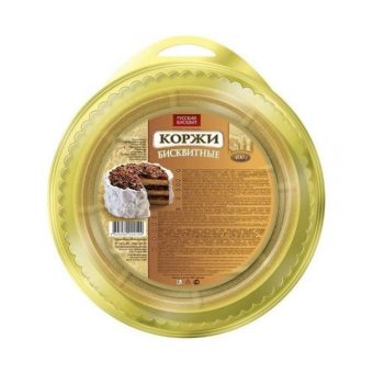 Корж Русский Бисквит светлый, 400г