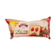 Кекс Русский Бисквит фруктовый с клубникой, 225г