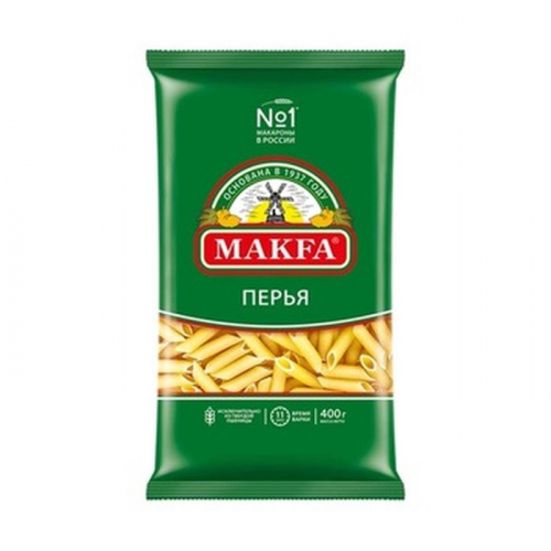Макароны Макфа, Перья любительские, 400г