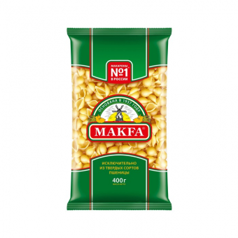 Макароны Макфа Ракушки, 400г