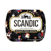 Драже Scandic без сахара со вкусом Клубничный микс, 14г
