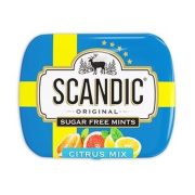 Драже Scandic без сахара со вкусом цитрусовый микс, 14г