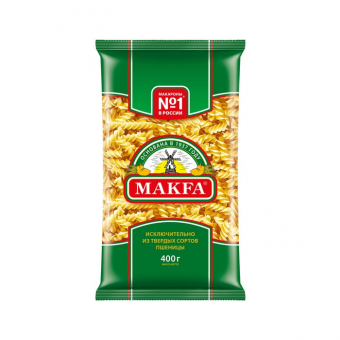 Макароны Макфа Спирали, 400г