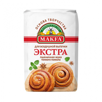 Мука Макфа пшеничная Экстра, 2кг