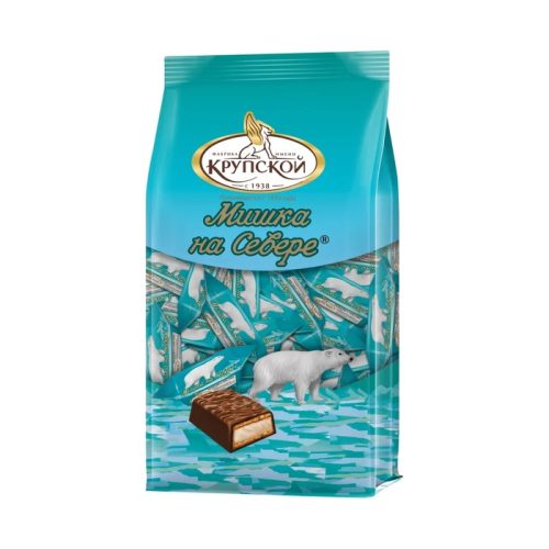 Конфеты Славянка Крупская Мишка на Севере, 200г