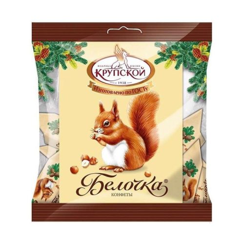 Конфеты Славянка КФ им. Крупской белочка, 200г