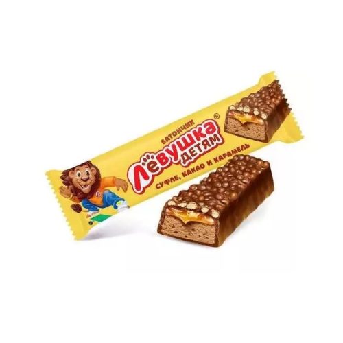Батончик Славянка Левушка с суфле и карамелью, 42г