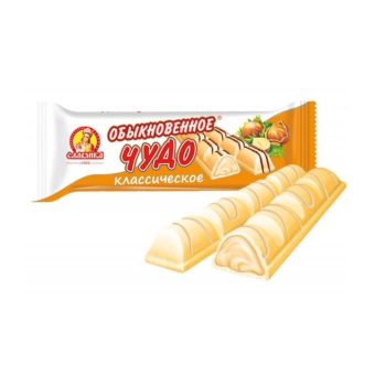 Вафельный батончик Славянка обыкновенное чудо классический, 40г