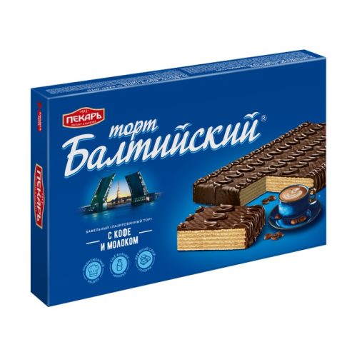 Торт Славянка КФ им. Крупской балтийский, 36г
