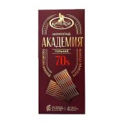 Шоколад Славянка КФ им. Крупской академия порционный горький 70% какао, 88г