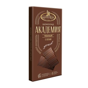 Шоколад Славянка КФ им. Крупской академия темный с начинкой абрикосовый фондан, 168г