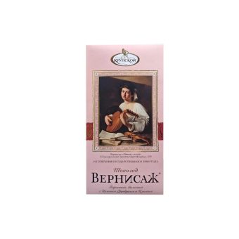 Шоколад Славянка КФ им. Крупской вернисаж молочный пористый фундук и изюм, 200г