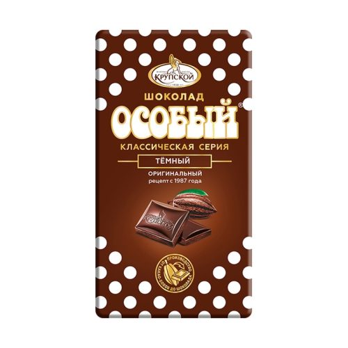 Шоколад Славянка Особый с тонкоизмельчённым добавлением, 85г