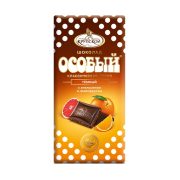 Шоколад Славянка Особый тёмный с апельсином и грейпфрутом, 85г