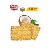 Крекер Сладкая Слобода Парижанка с кунжутом и кокосовой стружкой, 4,8кг