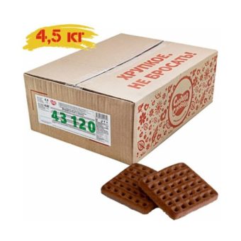 Печенье Сладкая Слобода Деревенское с какао для детского питания, 4,5кг