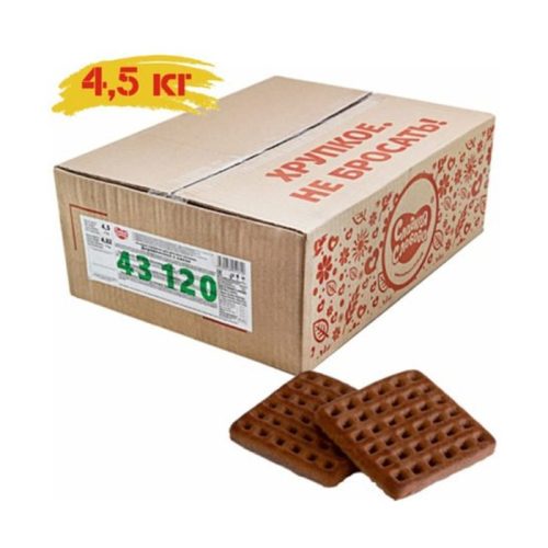 Печенье Сладкая Слобода Деревенское с какао для детского питания, 4,5кг