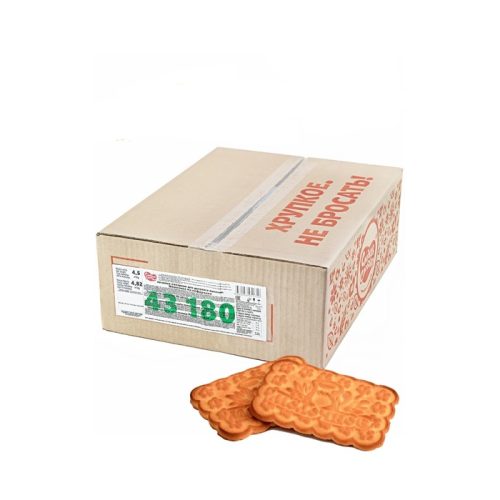 Печенье Сладкая Слобода Молочное на сметанке сахарное для детского питания, 4,5кг