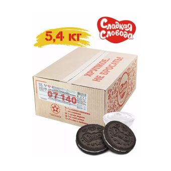 Печенье Сладкая Слобода Рио карнавал со сливочным кремом, 5,4кг