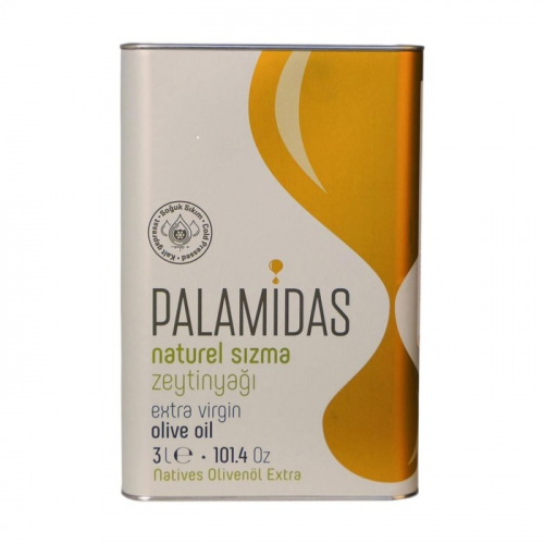 Масло оливковое Palamidas Extra Virgin Gold нерафинированное высшего качества, 3000мл