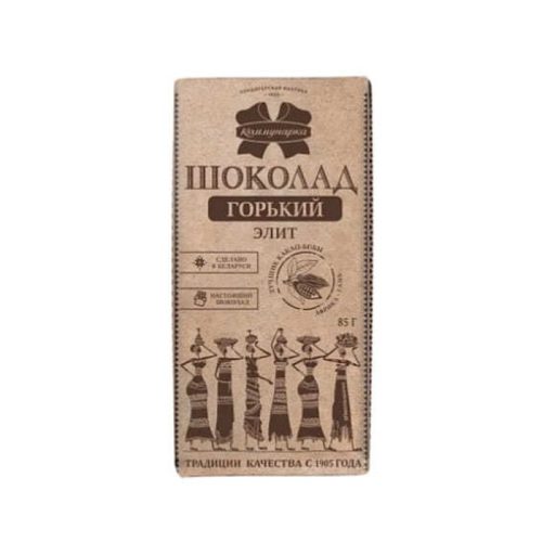 Шоколад Коммунарка горький 72% элитный крафт, 75г