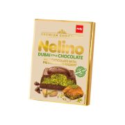 Шоколад Nelly молочный с фисташковой начинкой и кадаифом, 62г