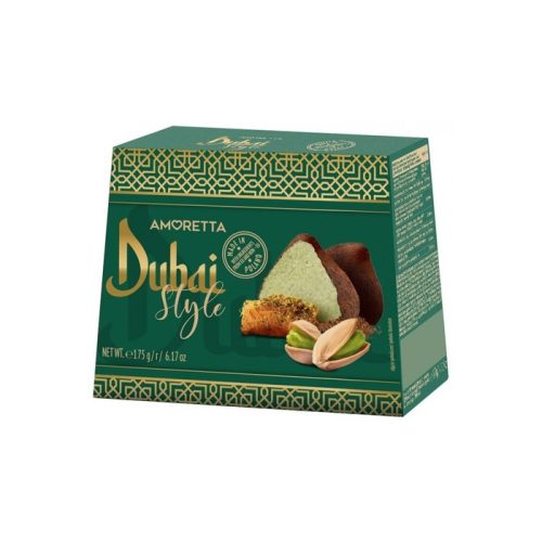 Конфеты Миешко Дубай Стайл трюфель с хрустом катаифи и фисташковой пастой (шар), 2,5кг