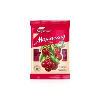 Мармелад Ударница желейный со вкусом вишни, 275г