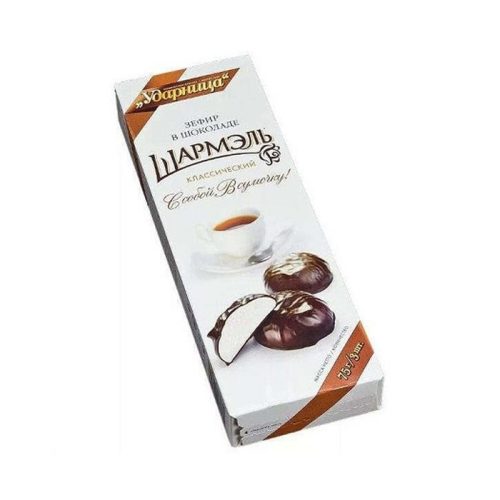 Зефир Ударница в шоколаде Классический Шармэль, 75г