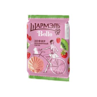 Зефир Ударница земляничный смузи Шармель, 150г