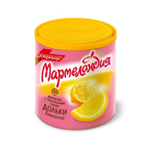 Мармелад Ударница Мармеландия Лимон дольки, 250г