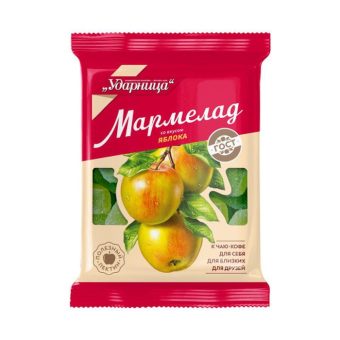 Мармелад Ударница со вкусом яблока, 275г
