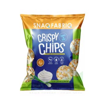 Чипсы цельнозерновые Бомббар Крипси Чипс сметана лук, 50г