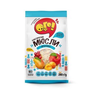 Мюсли Ого! Фруктовые, 280г