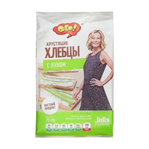 Хлебцы Ого! с луком, 75г