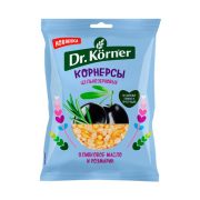 Чипсы Dr.Korner Корнерсы цельнозерновые кукурузно-рисовые с оливковым маслом и розмарином, 50г