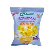Чипсы Dr.Korner Корнерсы цельнозерновые кукурузно-рисовые с сыром, 50г