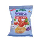 Чипсы Dr.Korner Корнерсы цельнозерновые кукурузно-рисовые с томатом и базиликом, 50г