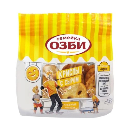 Криспы Круазетт пшеничные сухарики с сыром, 100г