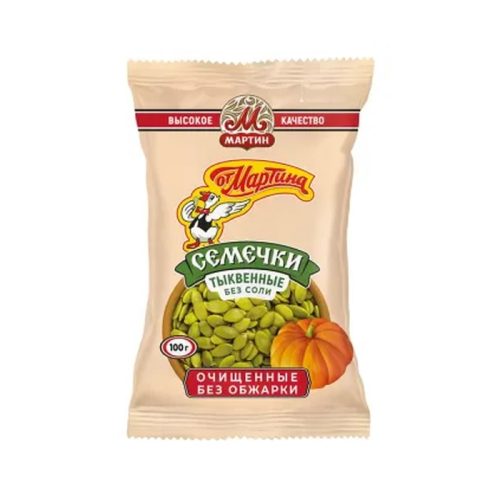 Семена тыквы очищенные необжаренные без соли От Мартина, 100г