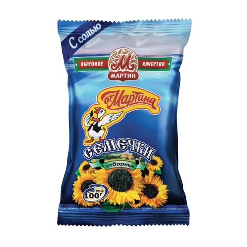 Семечки белые отборные обжаренные с солью От Мартина Премиум, 100г