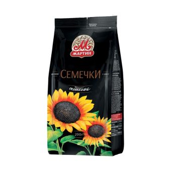 Семечки черные отборные обжаренные От Мартина Премиум, 200г