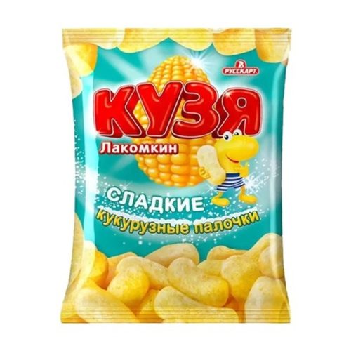 Палочки кукурузные Русскарт Лакомкин с сахарной пудрой, 140г