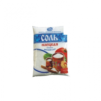 Соль Илецк поваренная пищевая каменная (плёнка), 1кг, 1