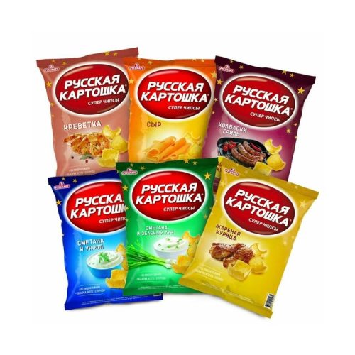 Чипсы Русскарт Ассорти, 50г
