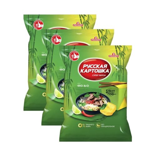 Чипсы Русскарт со вкусом Фо Бо, 105г