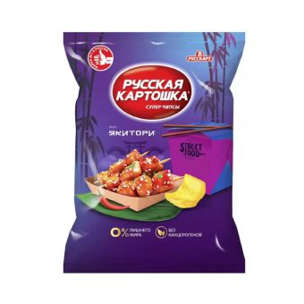 Чипсы Русскарт со вкусом Якитори, 105г