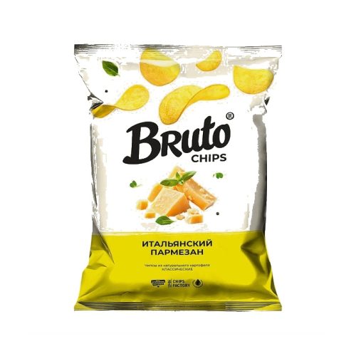 Чипсы Брутто УТТРО Флавор класс итальянский пармезан, 120г