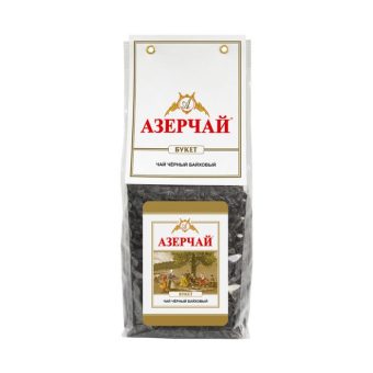 Чай Азерчай Букет чёрный, 100пак, 200г