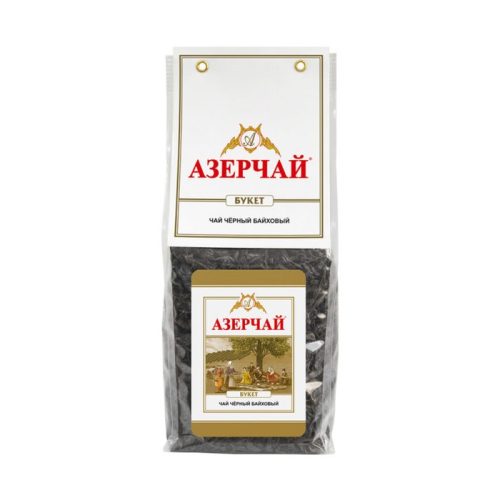 Чай Азерчай Букет чёрный, 100пак, 200г